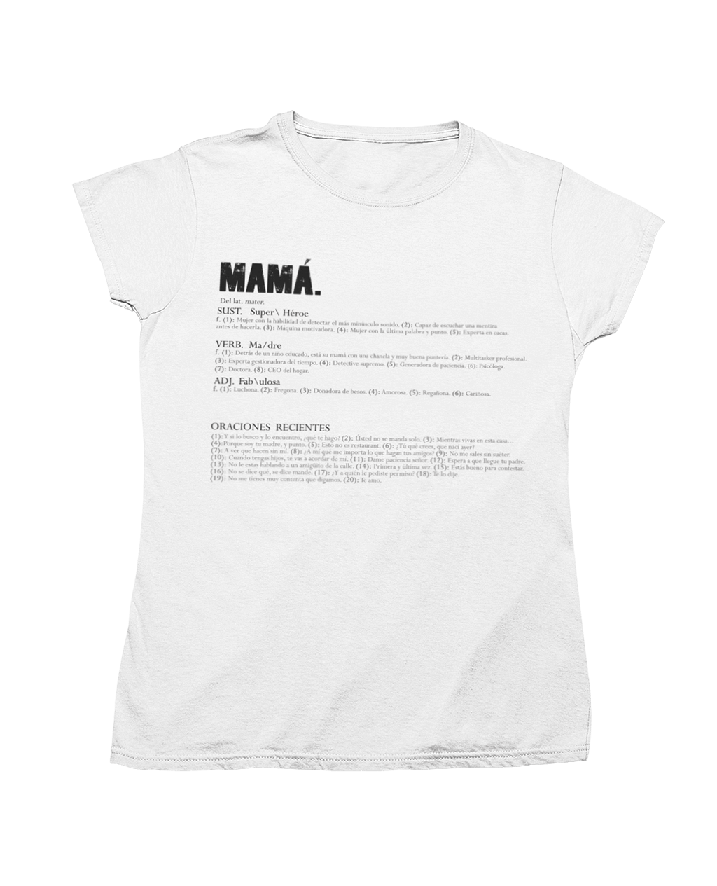 Playera para Mujer Def. Mamá